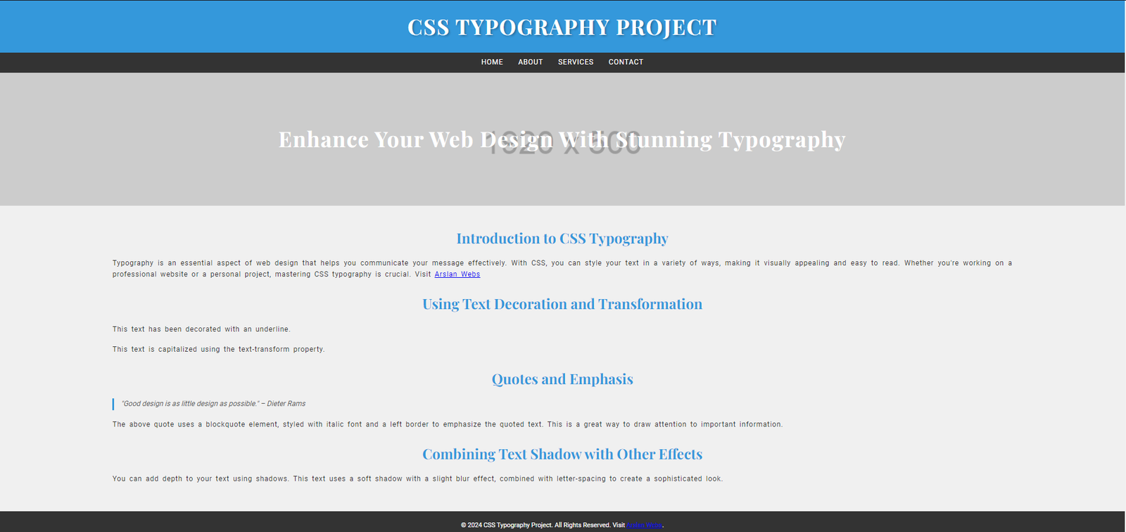 Screenshot of a webpage styled with the provided CSS.Screenshot 2024-08-26 132729