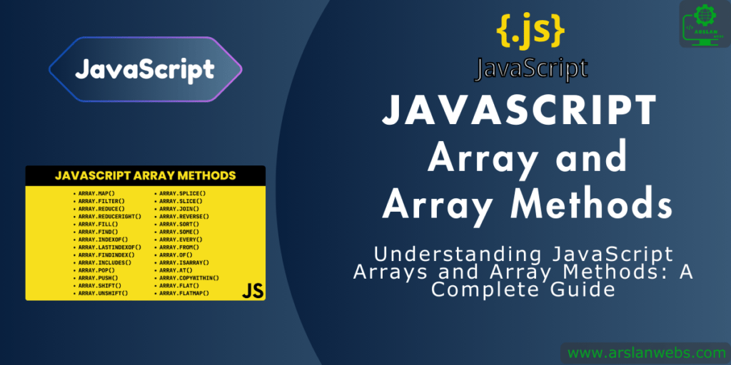 Understanding JavaScript Arrays and Array Methods: A Complete Guide