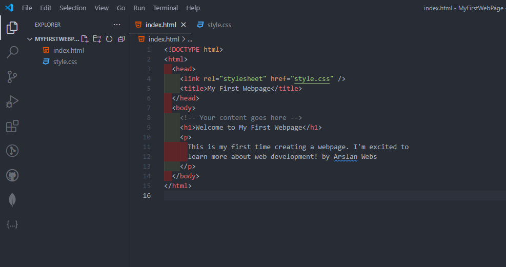 vs code first web Screenshot 2024-08-23 181548